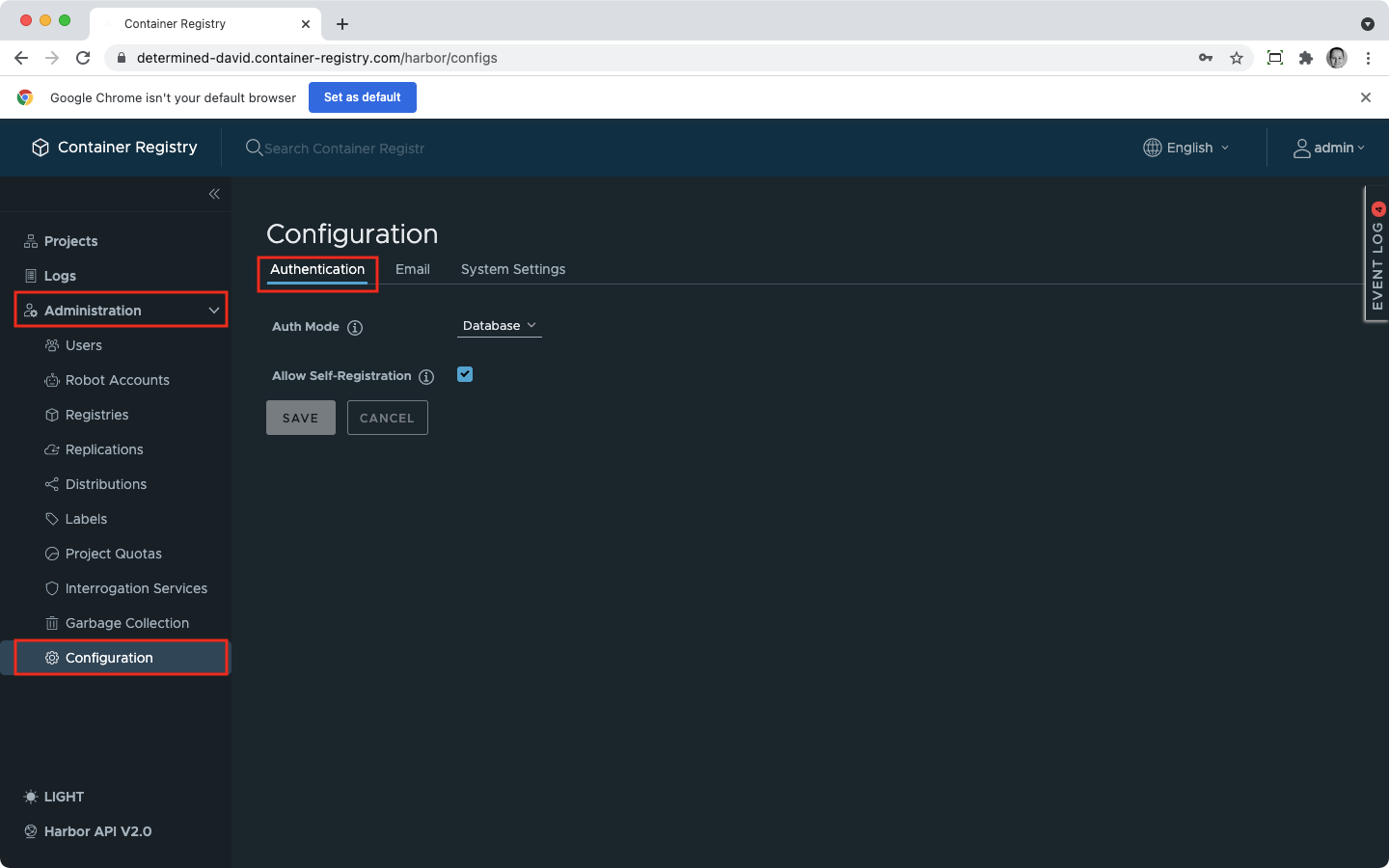 User authentication