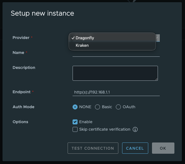 Distributions setup