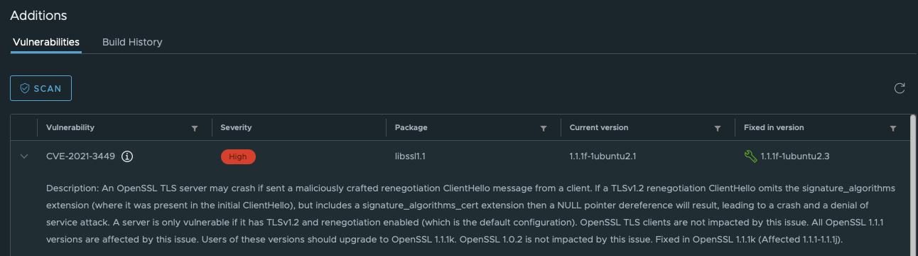 Cve description